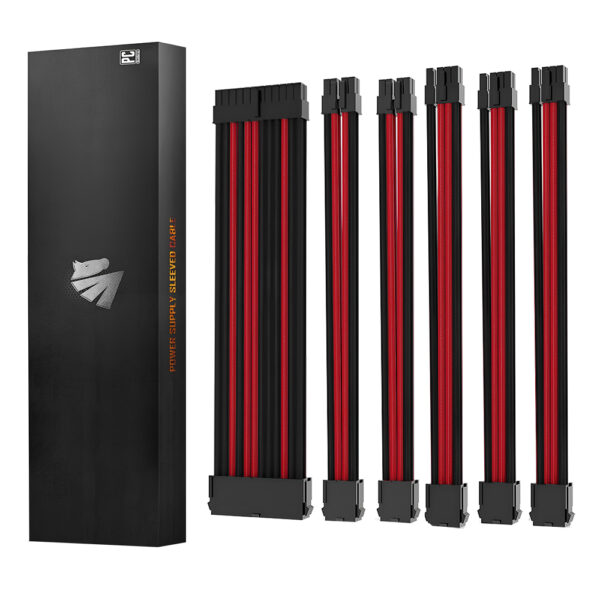AsiaHorse câble PSU 18AWG (Black/RED)
