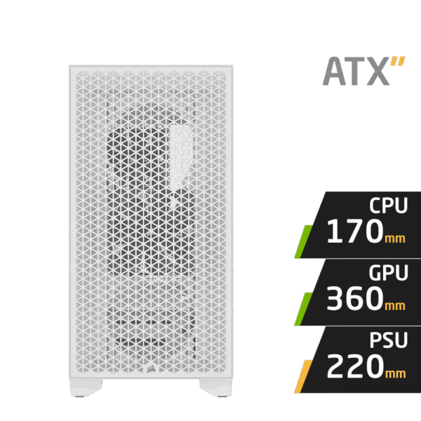Corsair 3000D AIRFLOW  (White)
