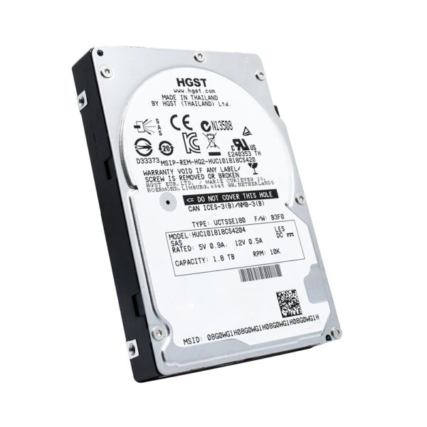 Dell HGST 1.8TB 10K 12g SAS SFF
