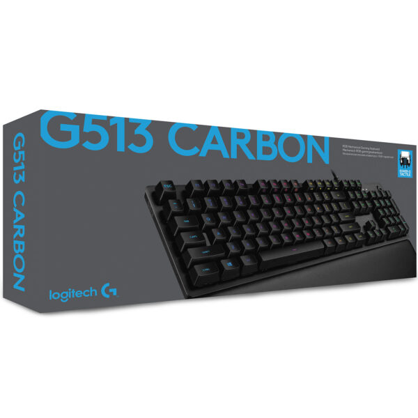 Clavier Gamer Logitech G513 Carbone (GX Bleu Tactile Version)