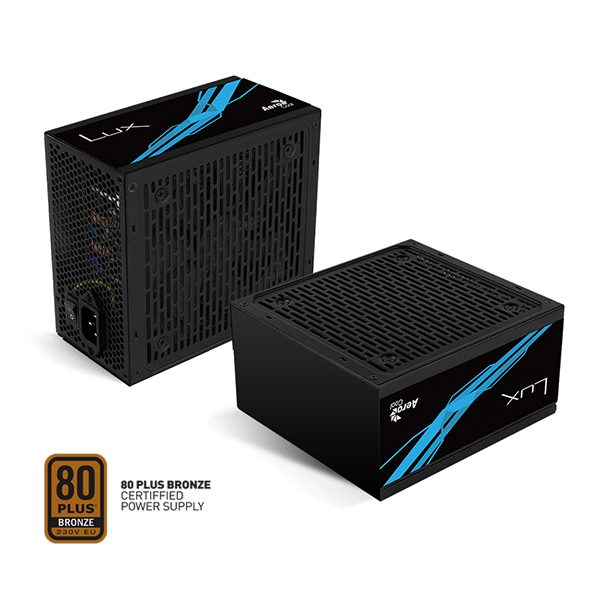 AEROCOOL LUX 750W PSU, 80 PLUS BRONZE 230V, 88% EF