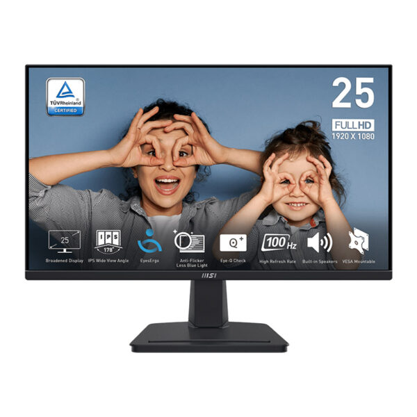 Ecran gamer MSI PRO MP251 25" 100Hz 1ms IPS