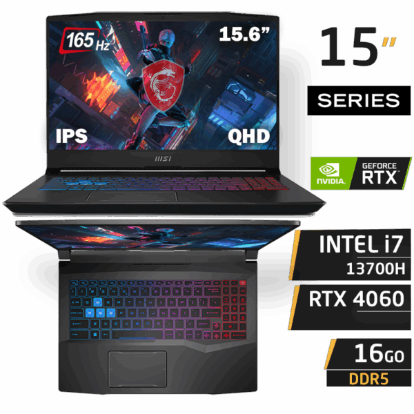 MSI Pulse 15 B13VFK i7-13700H RTX 4060 16GB 1TB