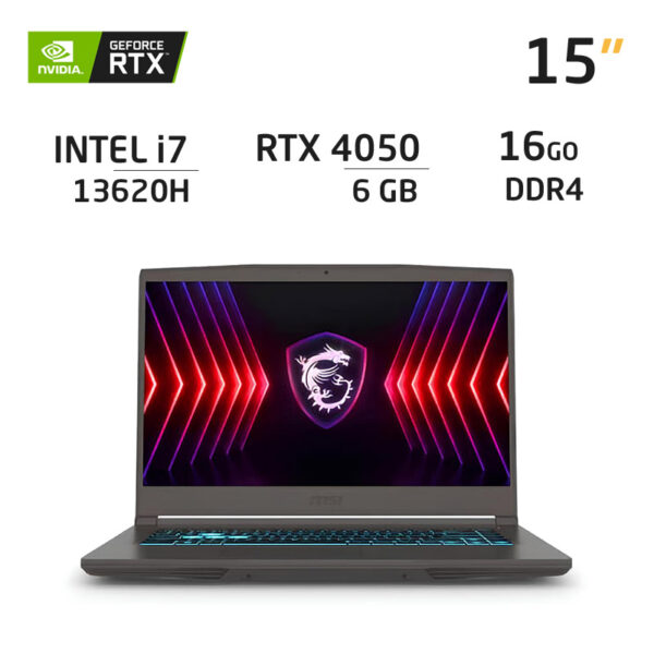 Ultra MSI THIN B13Ve Intel i7-13620H/16GB/512GB/RTX 4050 6GB