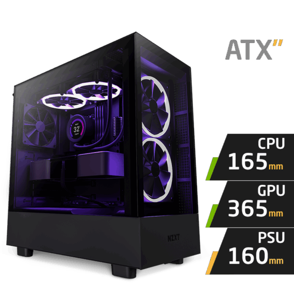 NZXT H5 Elite Premium Compact Mid-tower (Black)