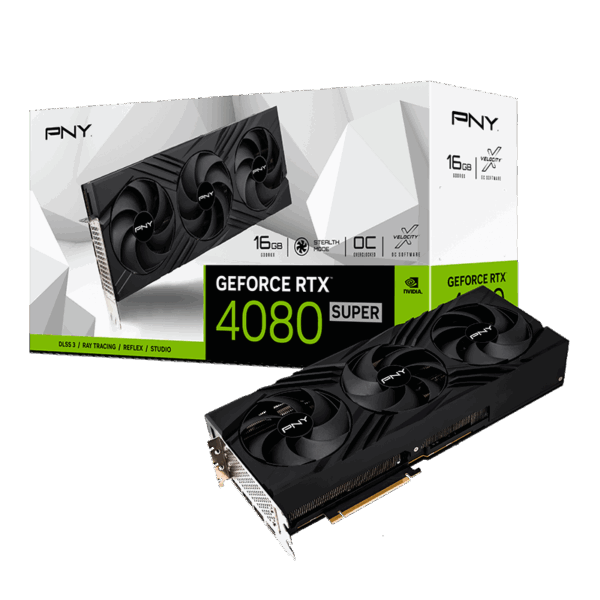 PNY RTX 4080 SUPER 16GB VERTO Triplel Fan OC