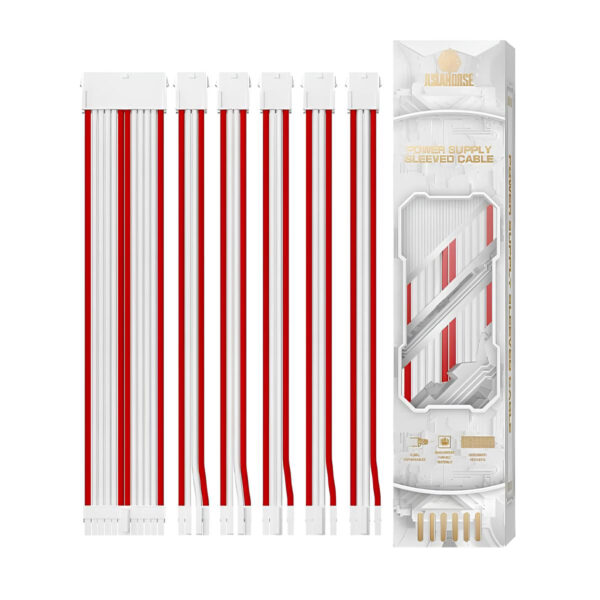 AsiaHorse 16 AWG PSU Extension Cable Kit 30cm