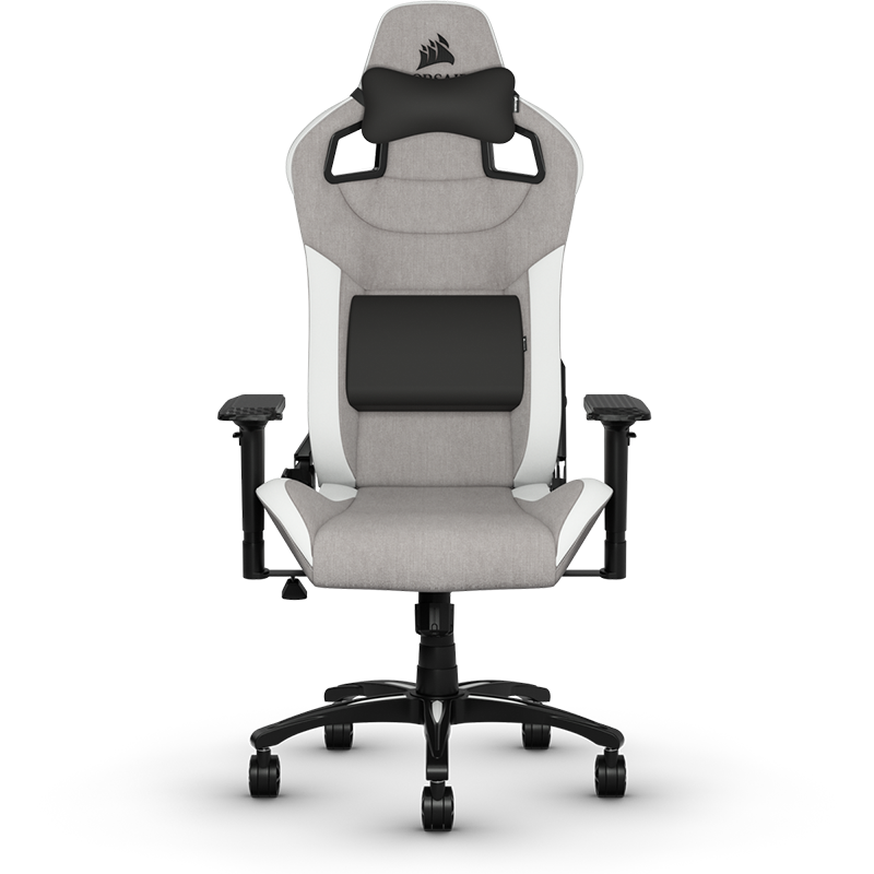 Chaise Gamer Corsair T3 RUSH (Gray/White)